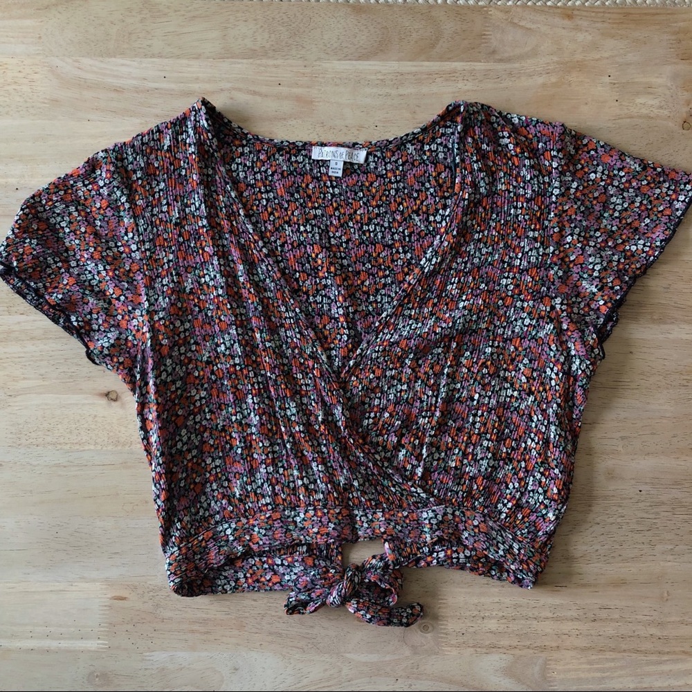 Floral crop top